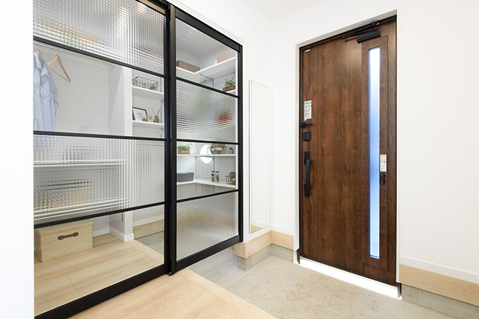 こだわりの玄関収納