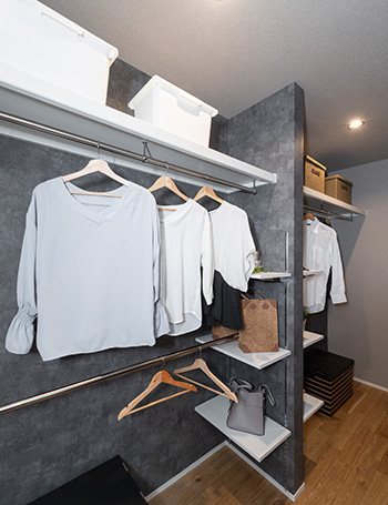 クローゼットのハンガー収納